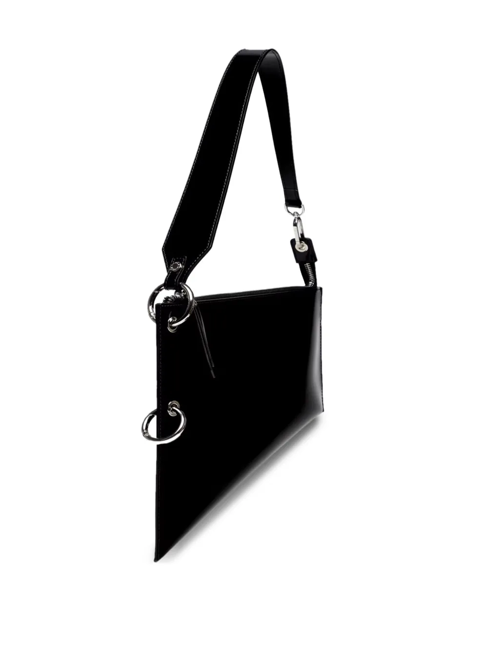 Dienèe Saund lakleren schoudertas - Black
