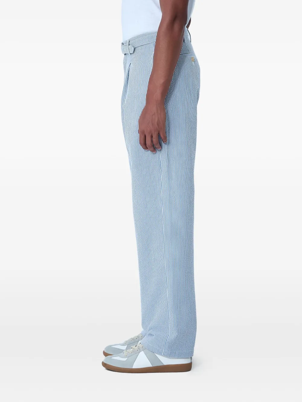  Noah Striped Trousers - Blue 