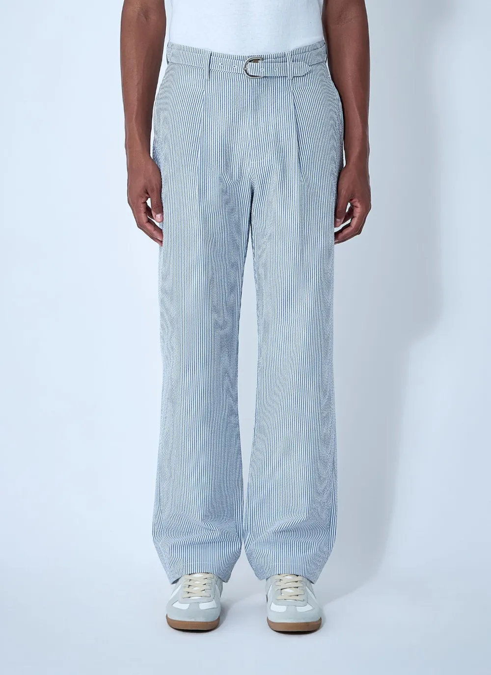 NOAH striped trousers - Blu