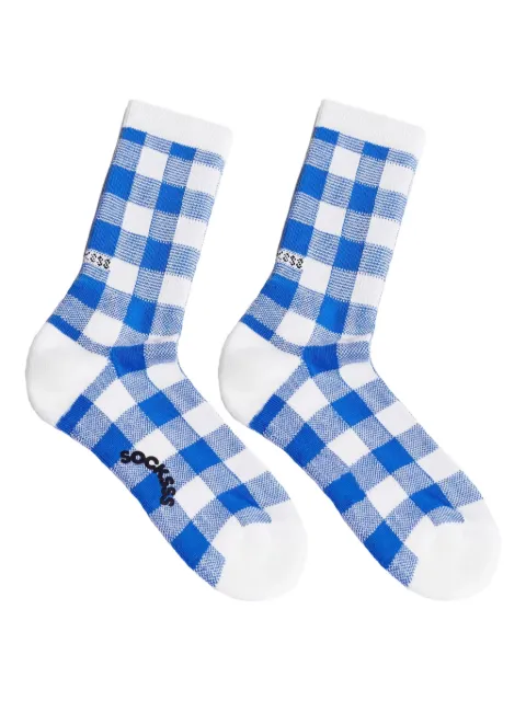 SOCKSSS gingham-check pattern socks