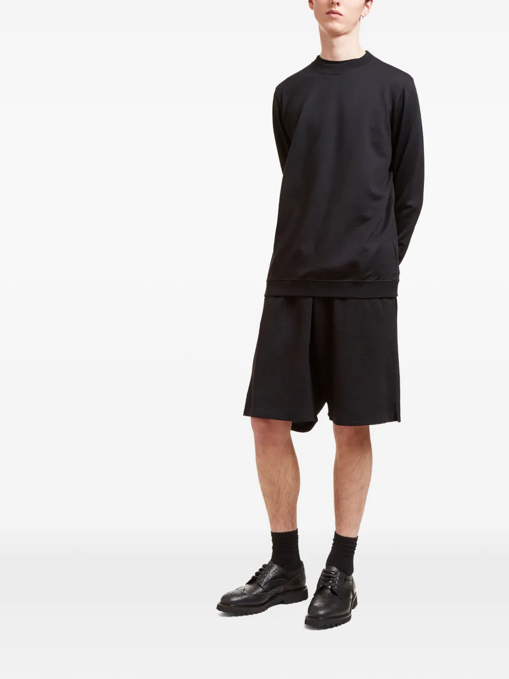 Aiezen drawstring-fastening dropped crotch shorts | Drop-Crotch Shorts | Image 2