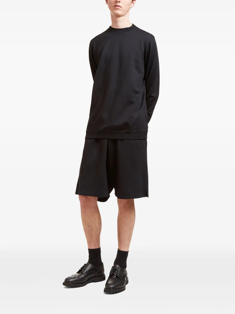 Aiezen shorts drop crotch con cordones en la pretina | Shorts drop crotch | Image 2