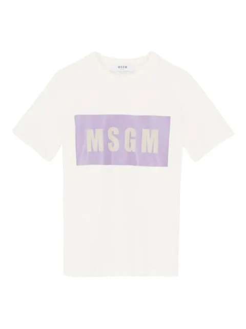 MSGM logo-print cotton T-shirt