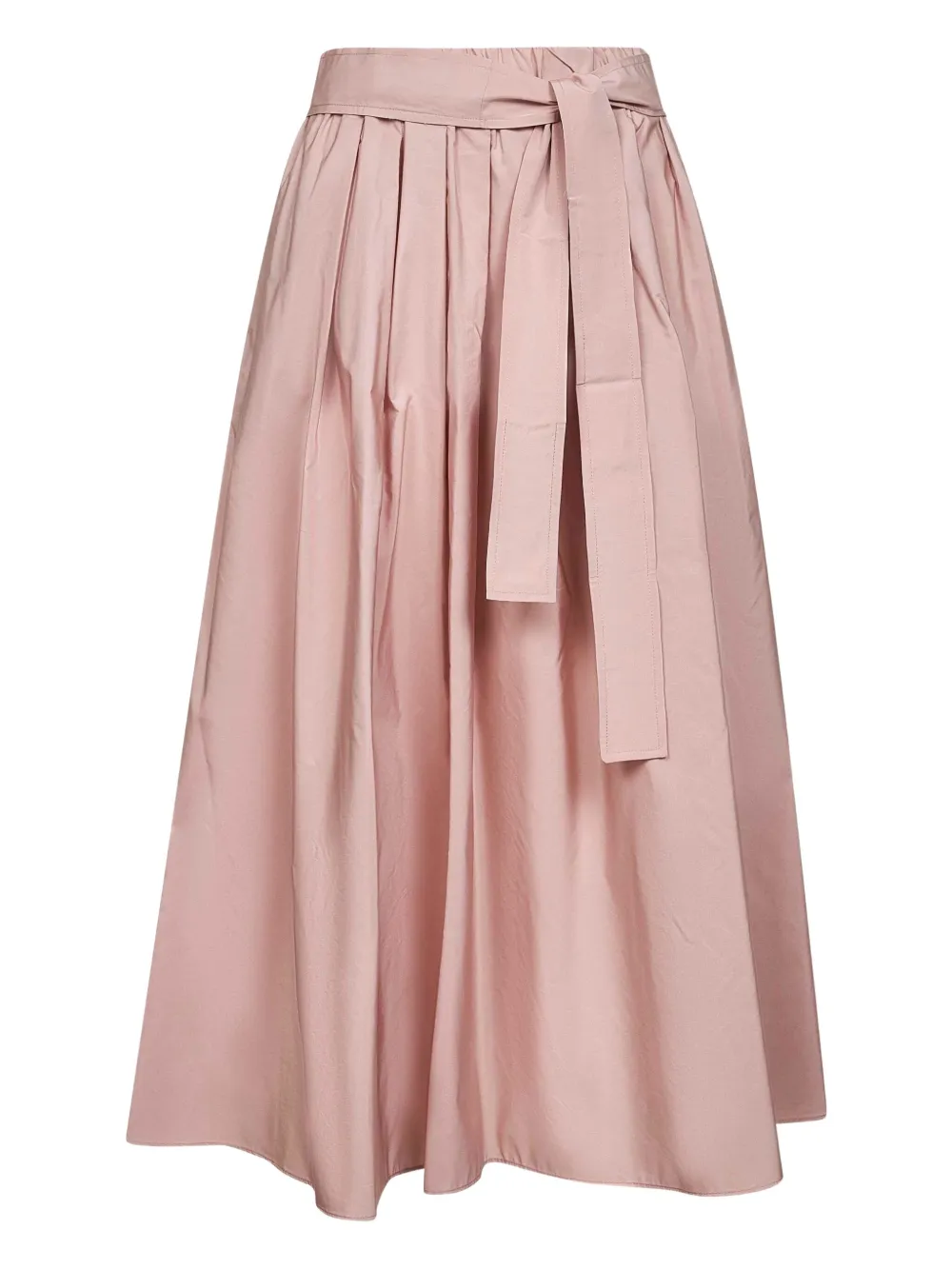 Weekend Max Mara Pleated Tie-waist Mid Skirt