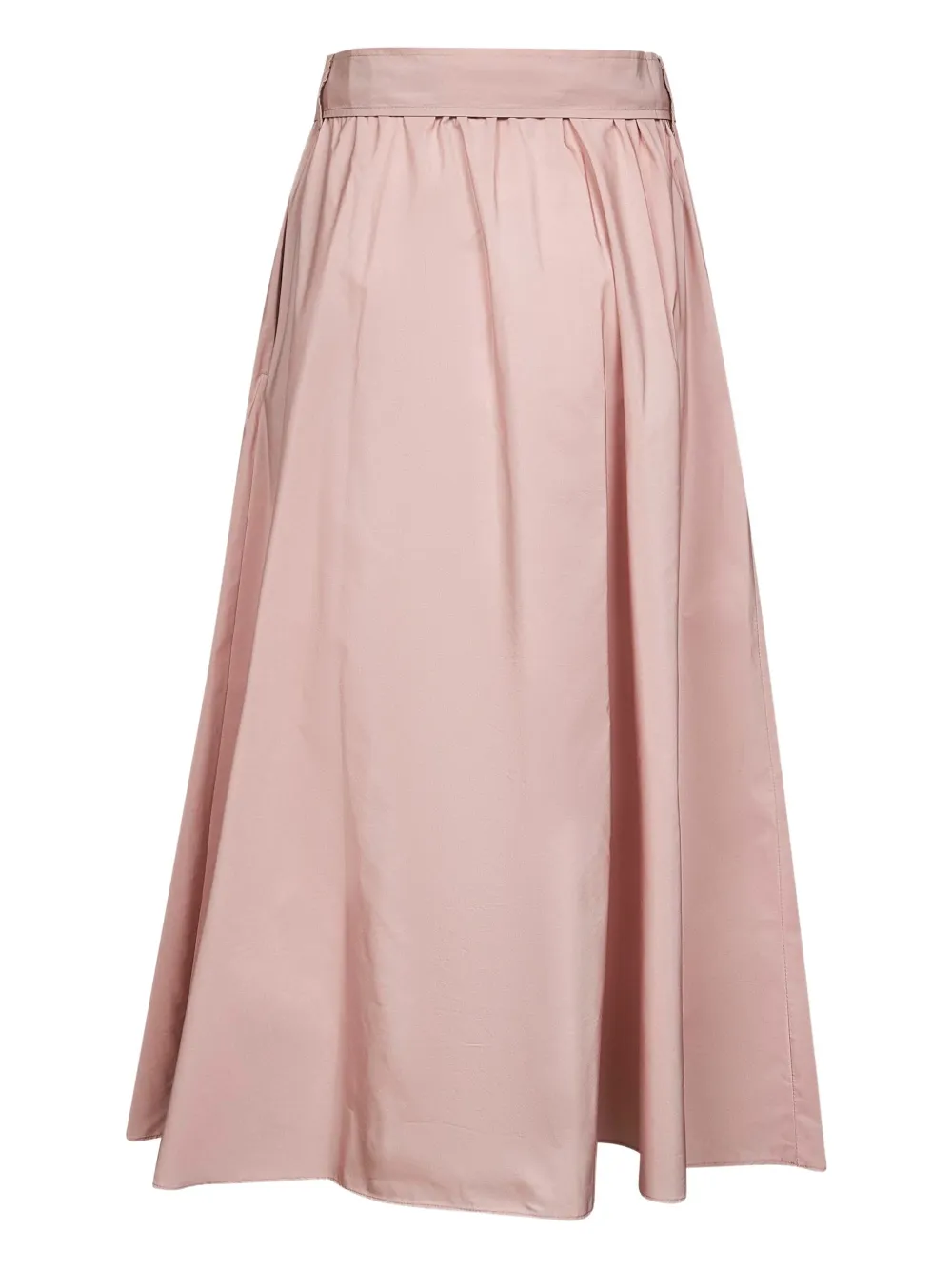 Weekend Max Mara Midi-rok met gestrikte taille en plooien Roze