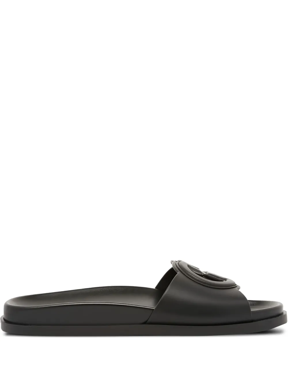 Gucci GG leren sandalen Zwart
