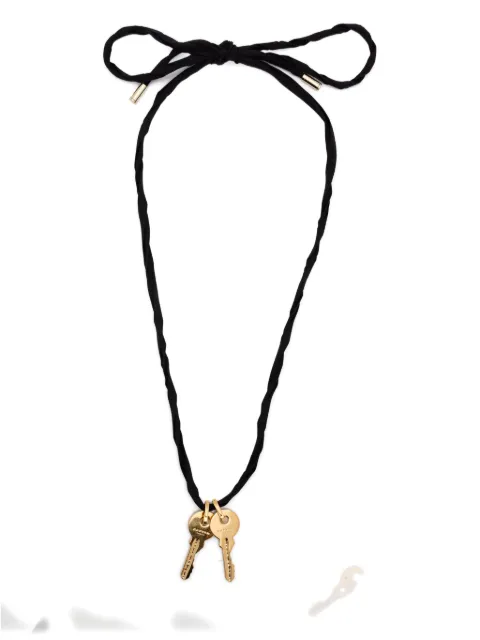 Carven key-charm necklace