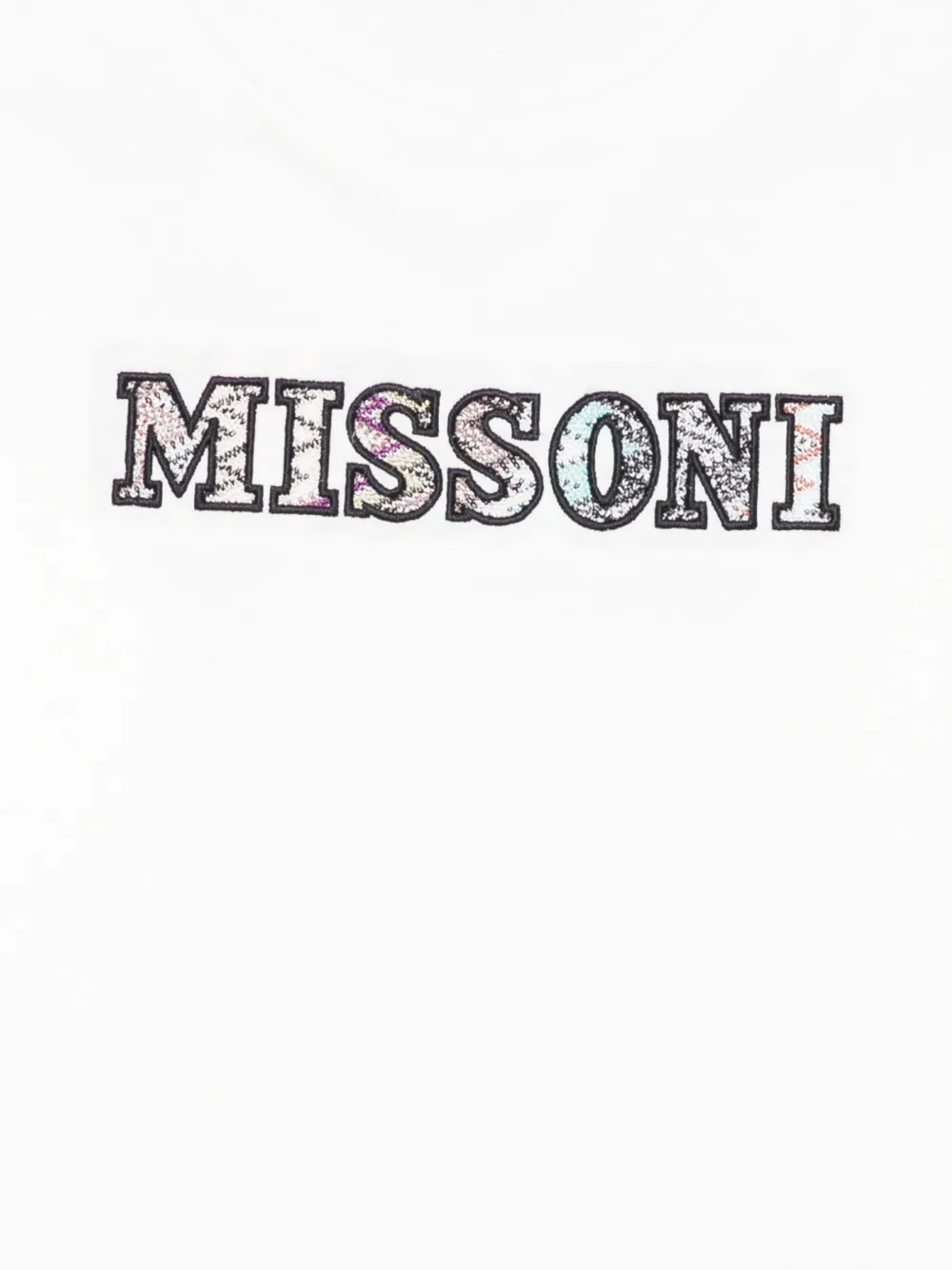 Missoni Kids embellished-logo t-shirt Wit