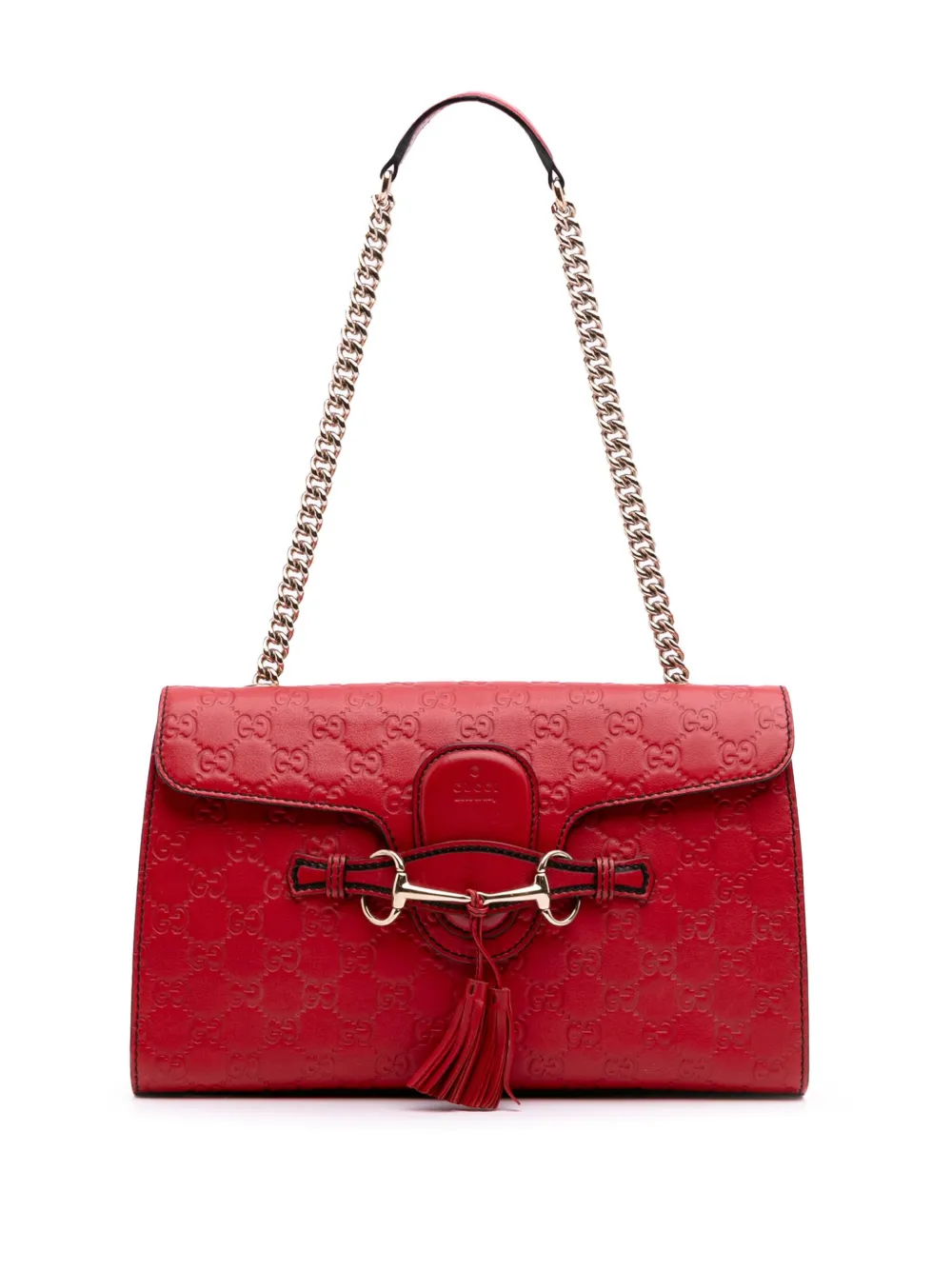 Gucci Pre-Owned 2016-2025 Medium Guccissima Emily shoulder bag - レッド Gucci Pre-Owned 2016-2025 Medium Guccissima Emily shoulder bag - レッド