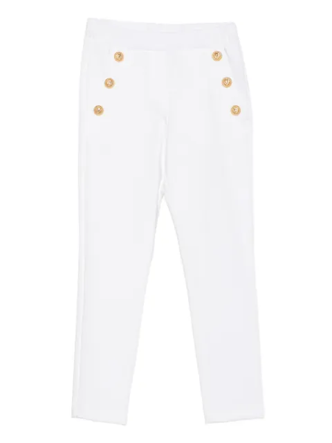 Balmain Kids button-embellished trousers