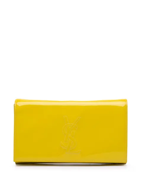 Saint Laurent Pre-Owned 2014 Belle du Jour Clutch aus Lackleder