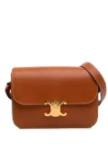 Céline Pre-Owned 2020 Leather Triomphe Claude crossbody bag - Brown