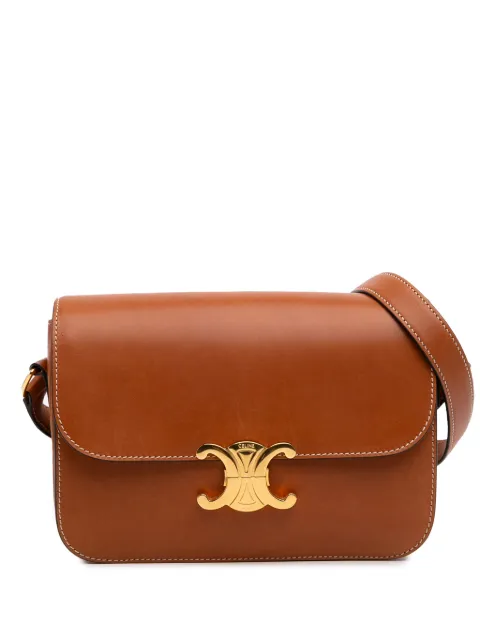 Céline Pre-Owned 2020 Leather Triomphe Claude crossbody bag