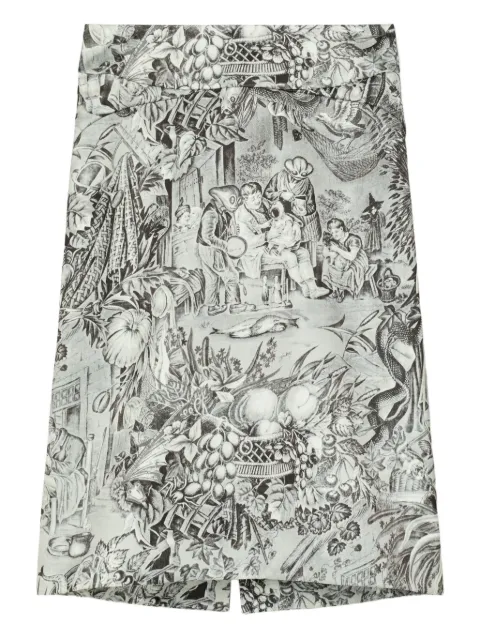 Tory Burch printed viscose skirt