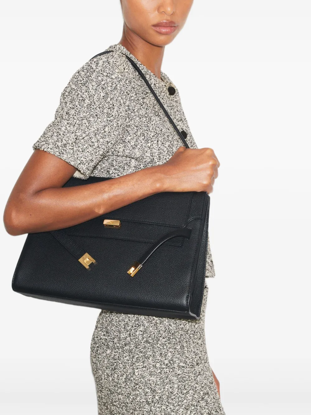 Tory Burch Lee Radziwill shopper Zwart