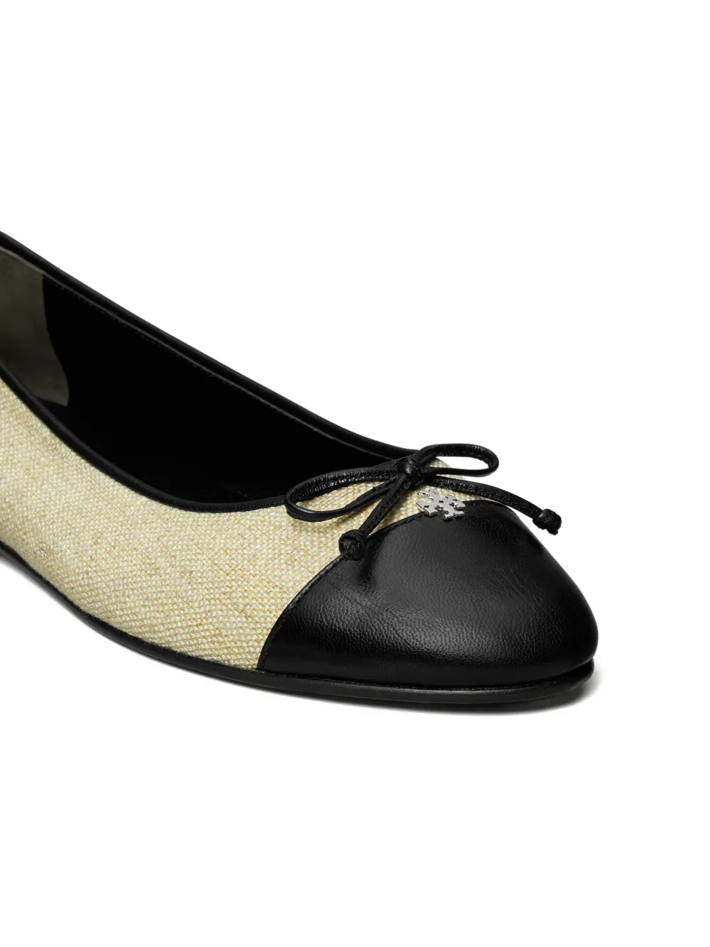 Tory Burch Cap-toe Bow Ballet Flats