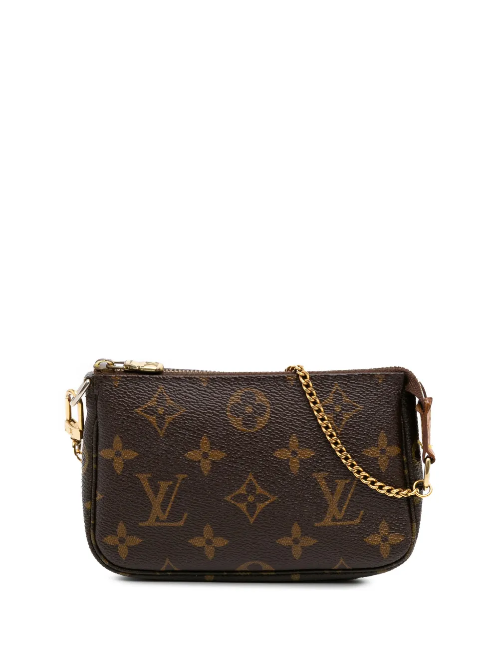 Louis Vuitton Pre-Owned 2007 モノグラム ミニ ポシェット アクセソワール ハンドバッグ - ブラウン Louis Vuitton Pre-Owned 2007 モノグラム ミニ ポシェット アクセソワール ハンドバッグ - ブラウン