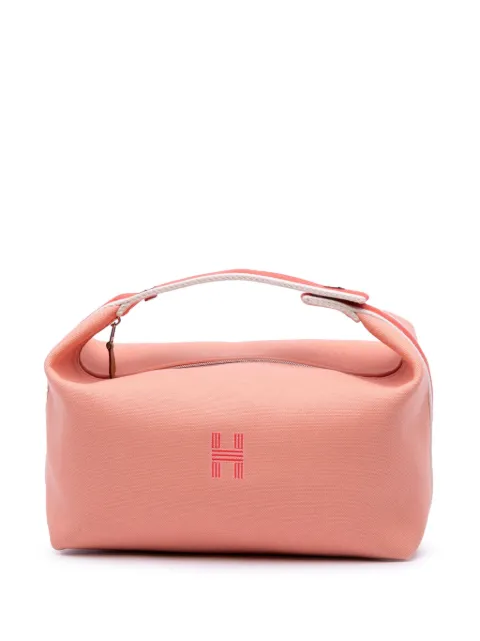 Hermès Pre-Owned 2020-2025 Small Canvas Bride A Brac Case vanity bag