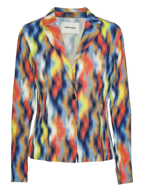 Henrik Vibskov graphic-print single-breasted jacket