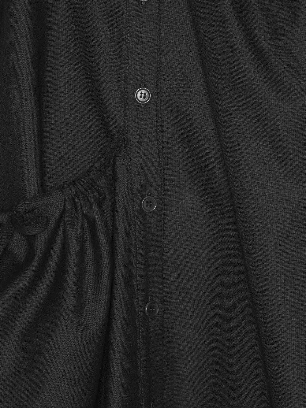 Henrik Vibskov Gathered-detail Dress In Black