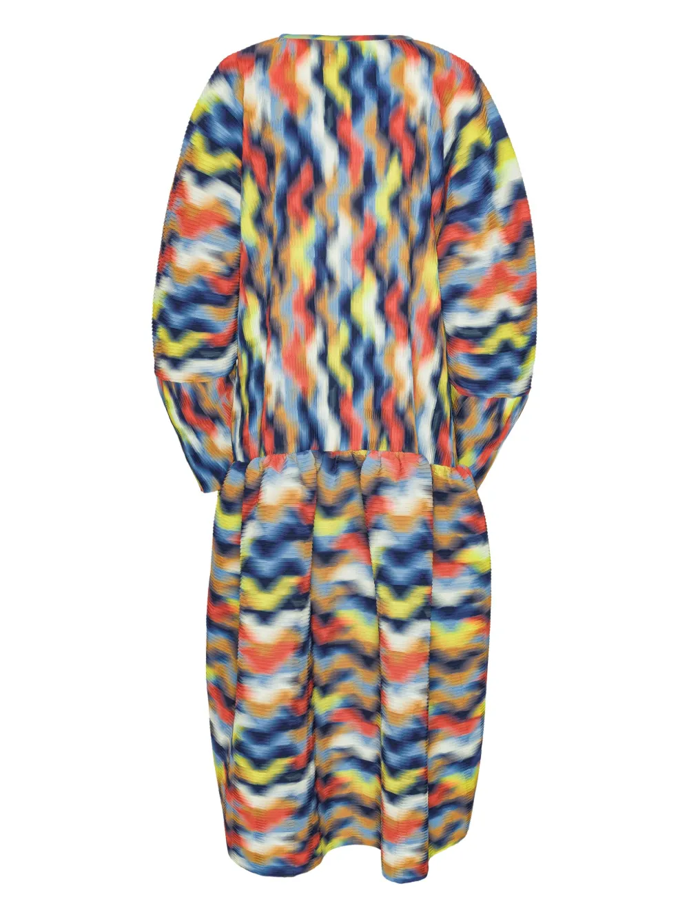 Henrik Vibskov Wavy Cubes jurk - Blauw