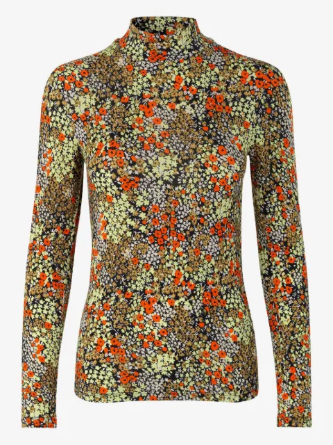 SAMSOE SAMSOE floral-print turtleneck top