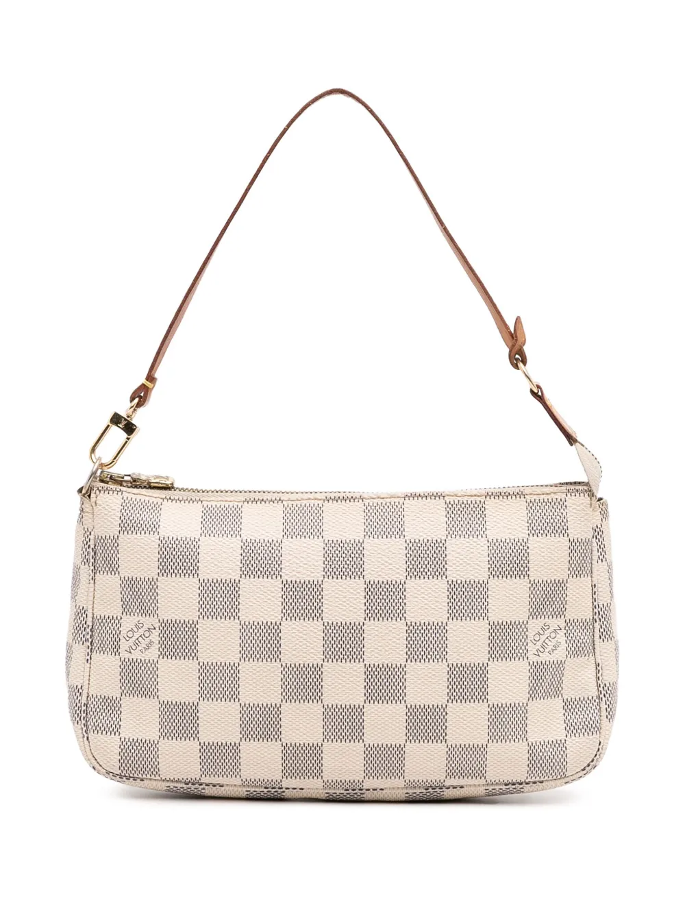 Louis Vuitton Pre-Owned 2006 ダミエ アズール ポシェット アクセソワール ショルダーバッグ - ホワイト Louis Vuitton Pre-Owned 2006 ダミエ アズール ポシェット アクセソワール ショルダーバッグ - ホワイト