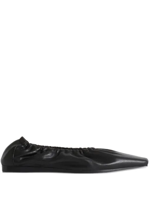 VAGABOND square-toe leather flats