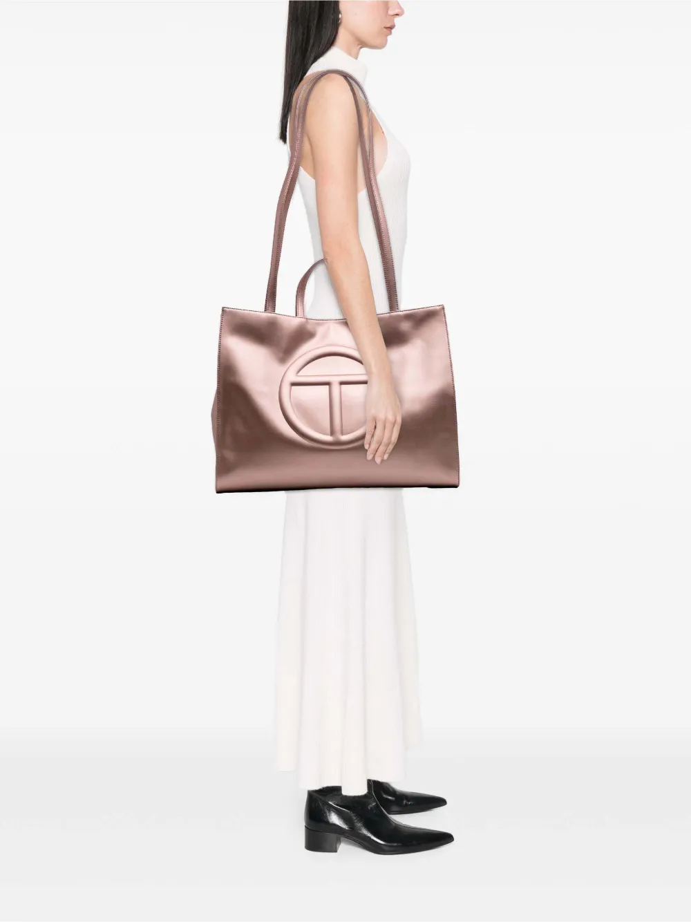 Telfar Pre-Owned 2020-2025 Large Faux Leather Shopping Tote satchel | Pre-Owned | Image 2