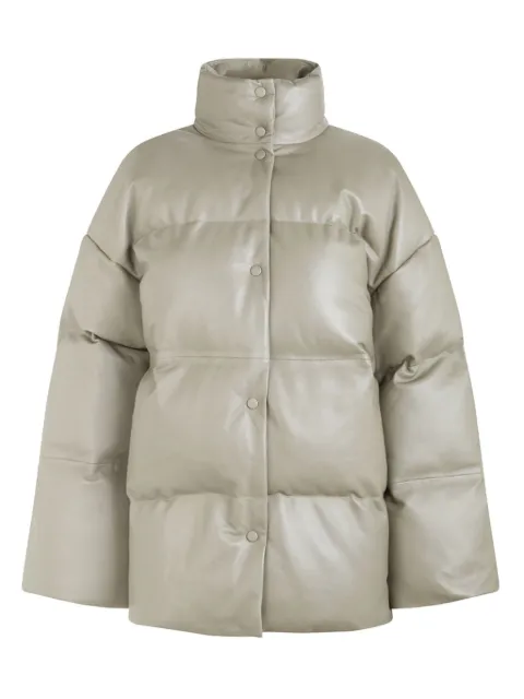 SAMSOE SAMSOE quilted leather jacket