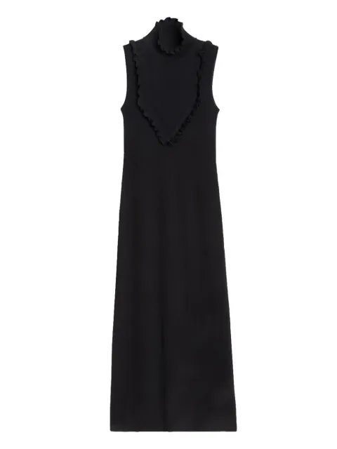 Rodebjer ribbed ruffle maxi dress