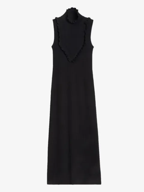 Rodebjer ribbed ruffle maxi dress