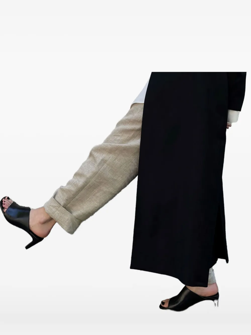 Vagabond Block-heel Open-toe Mules In Black