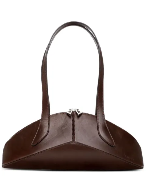 Dienèe Arco creased leather shoulder bag