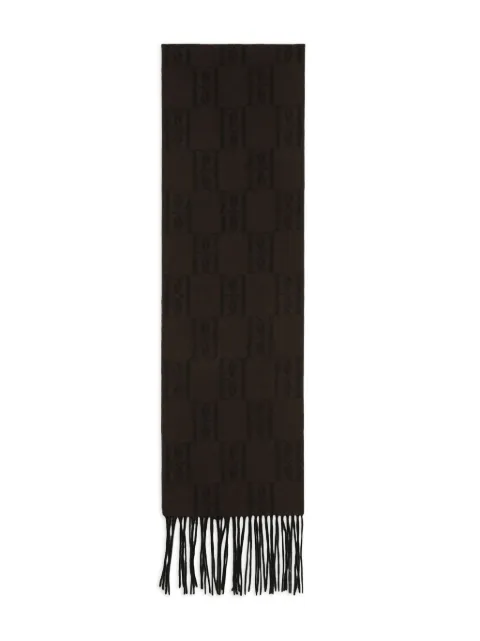 By Malene Birger Schal mit Monogrammmuster