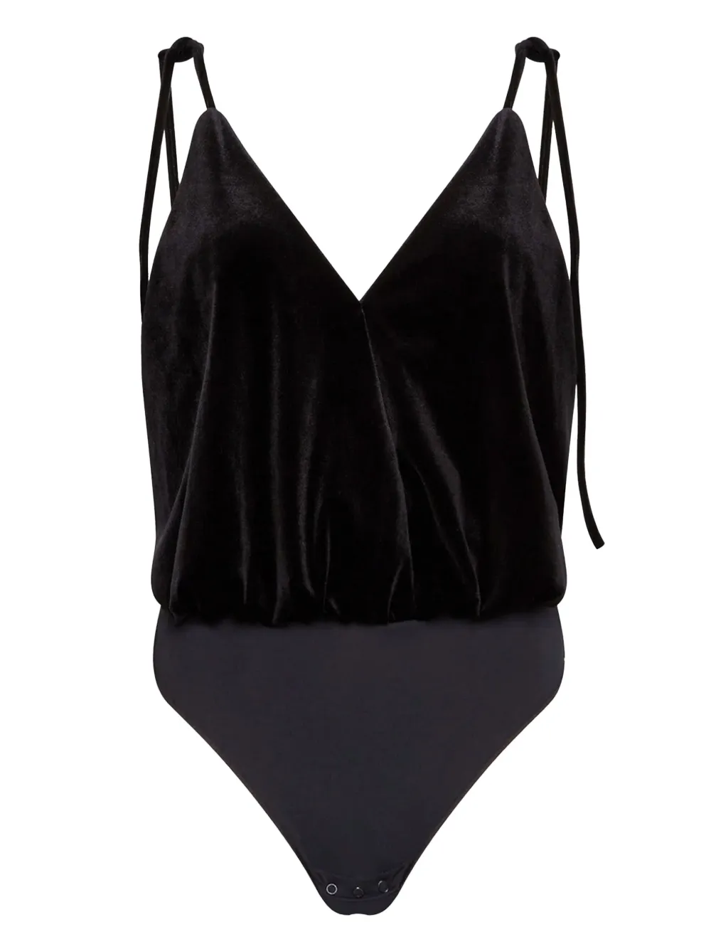 Once In A Blue Moon velvet bodysuit