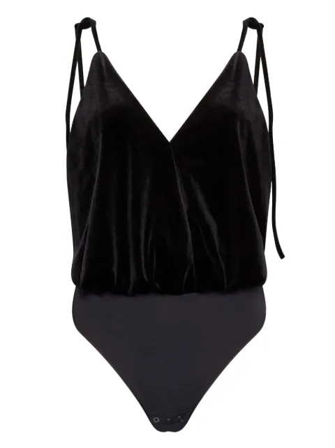 Undress Code Once In A Blue Moon velvet bodysuit