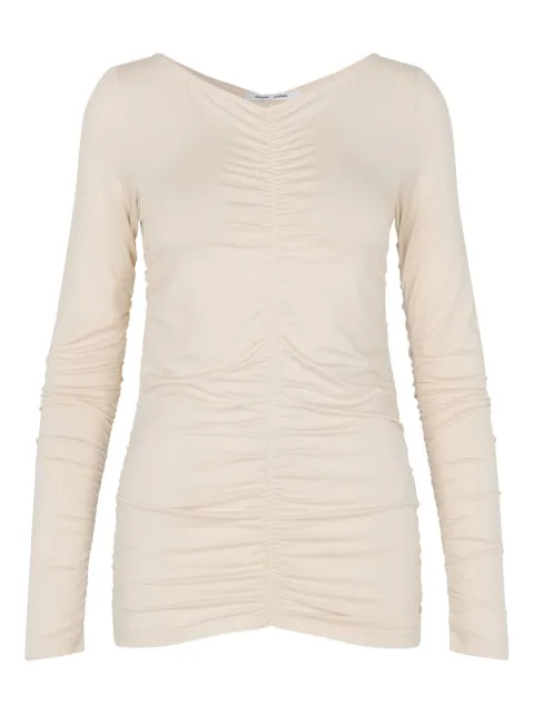 SAMSOE SAMSOE Ulrika gathered-detail T-shirt