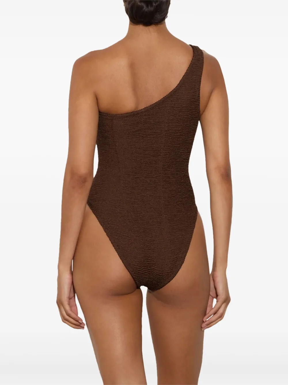 Hunza G Nancy one-shoulder swimsuit Bruin