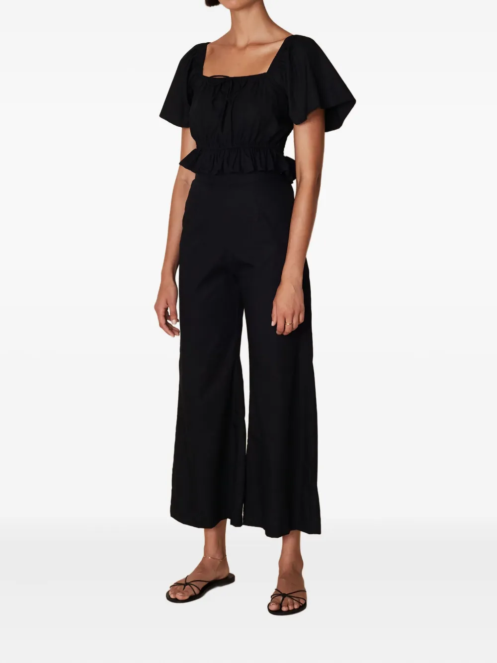 Faithfull the Brand Joseva top Zwart