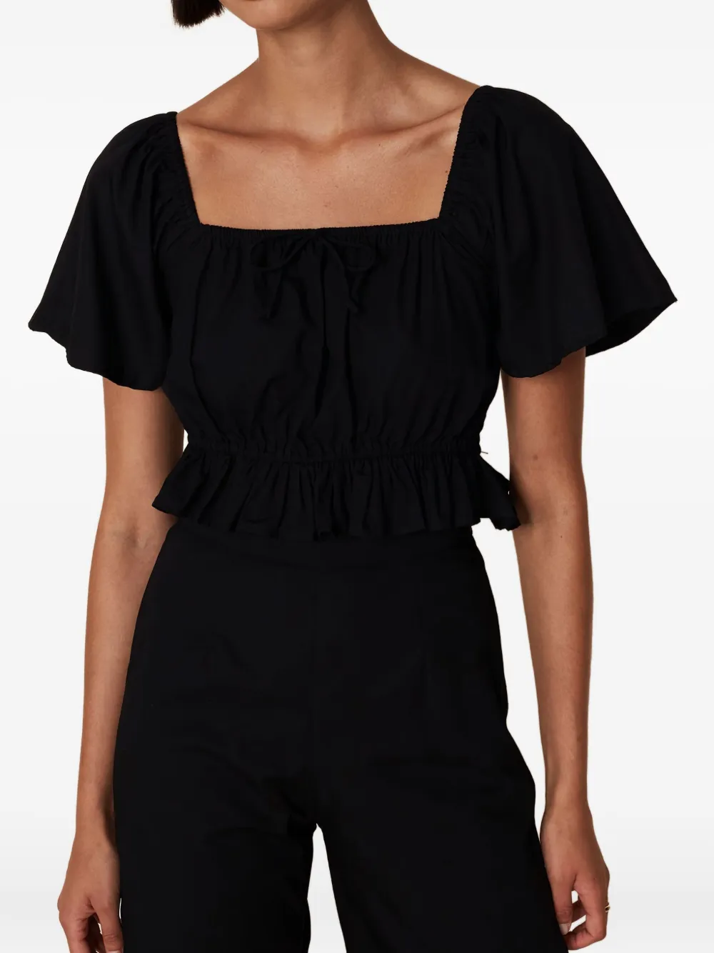 Faithfull the Brand Joseva top Zwart