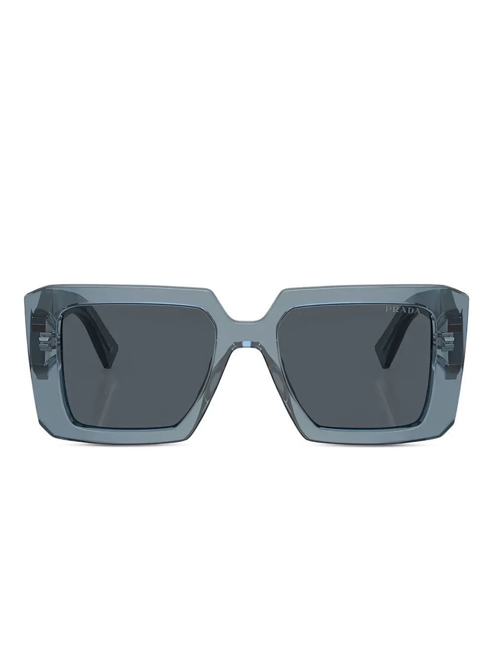 Prada Eyewear Zonnebril met vierkant montuur Grijs