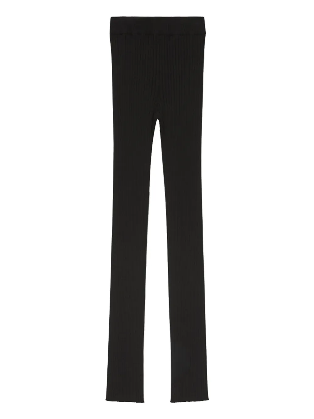 Rodebjer ribbed-knit trousers Zwart