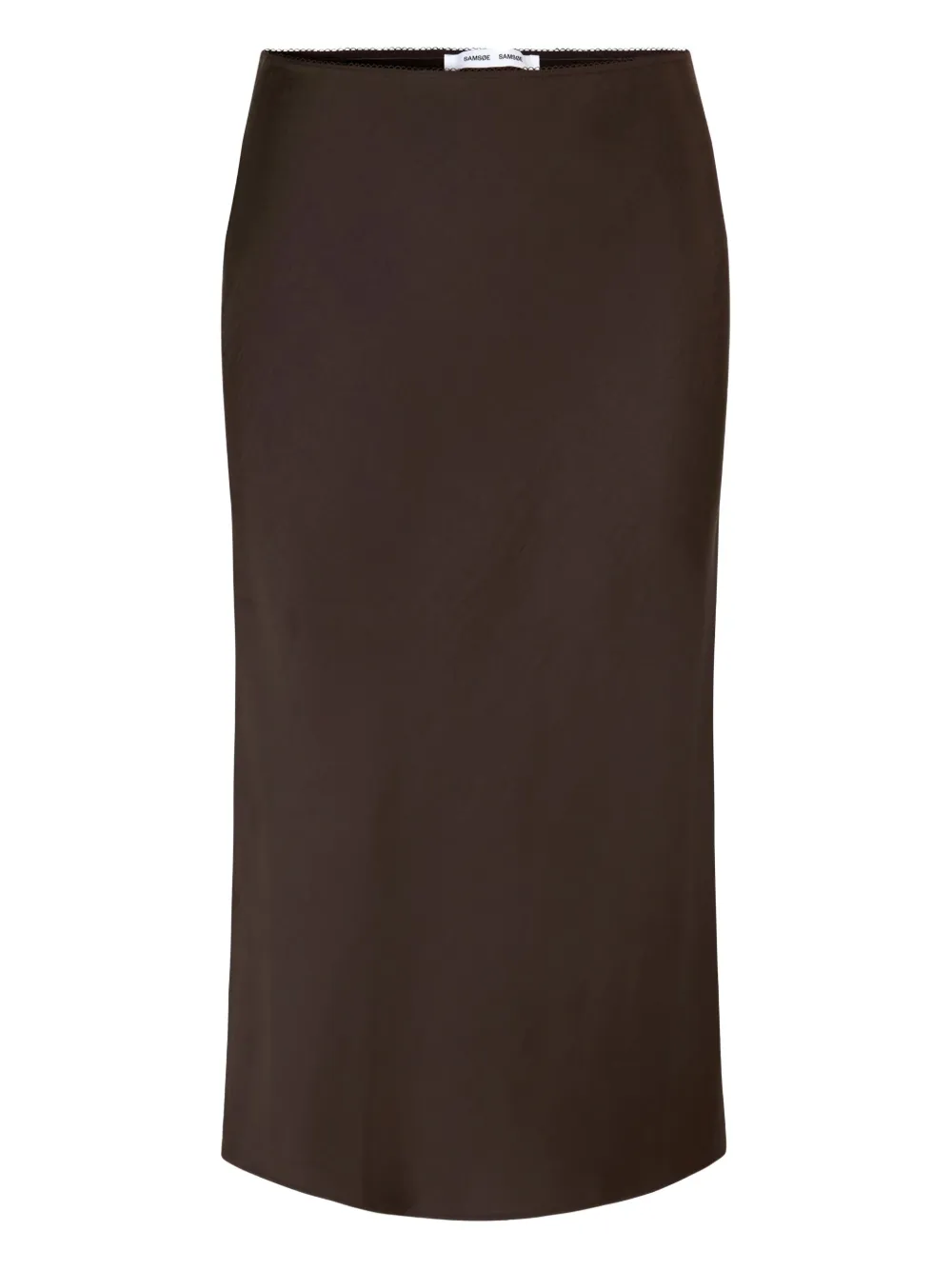 Samsoe & Samsoe Agneta Midi Skirt In Brown