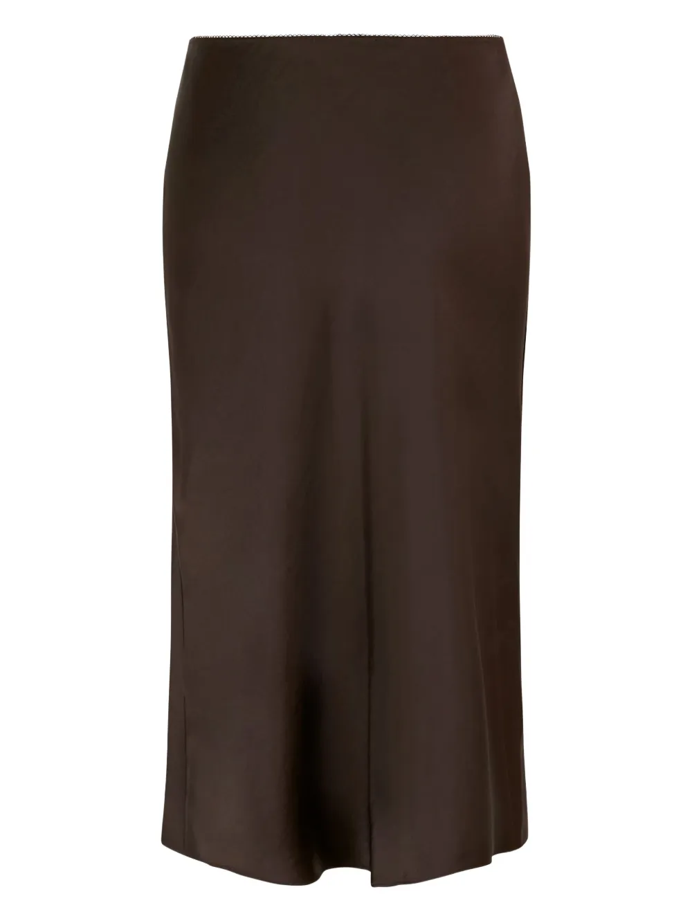 Samsoe & Samsoe Agneta Midi Skirt In Brown