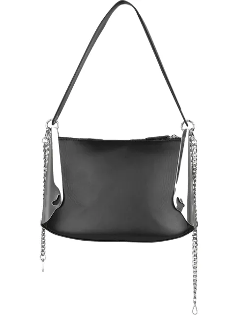 PUBLISHED BY chain-embellished leather shoulder bag