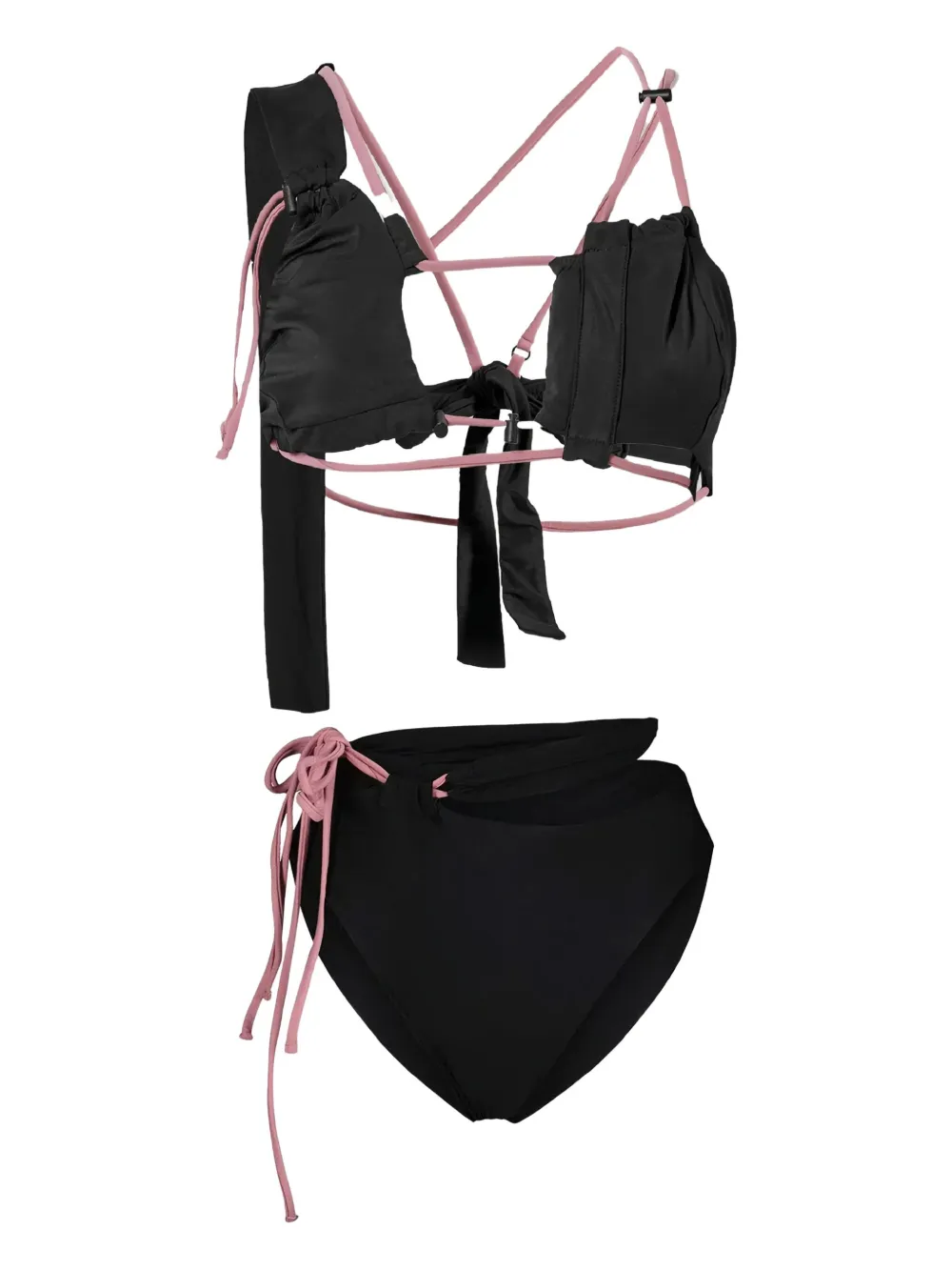 Ottolinger multi-strap bikini - ブラック Ottolinger multi-strap bikini - ブラック
