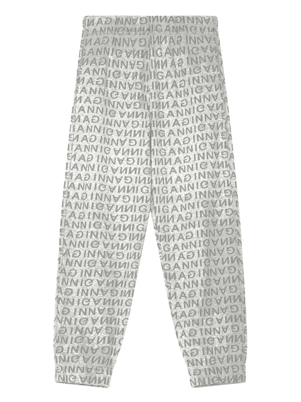 GANNI logo-print track pants Grijs