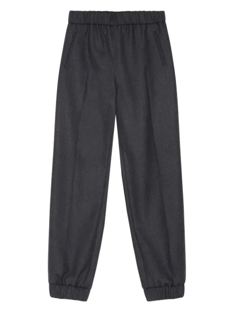 GANNI elasticated-waistband trousers
