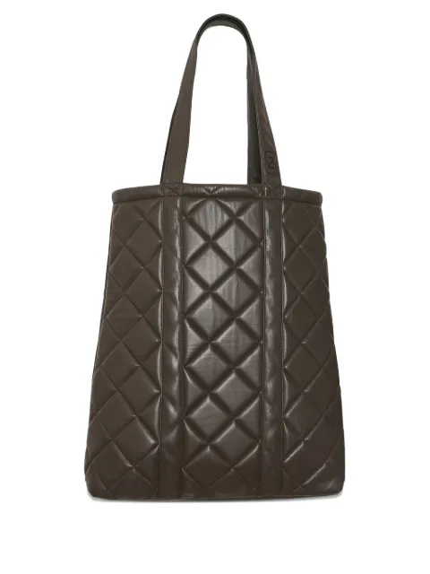 Gestuz Karon quilted leather tote bag